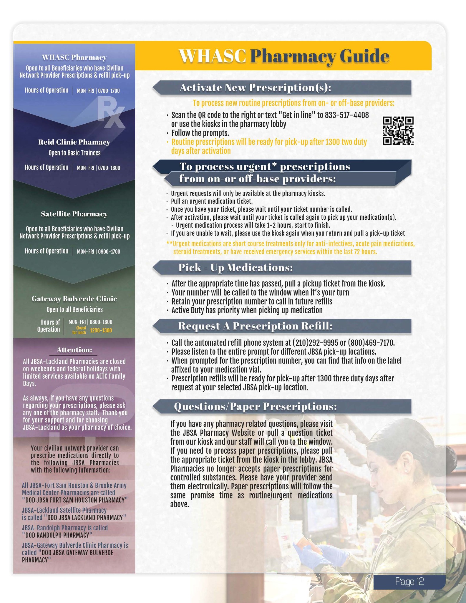WHASC PHARMACY GUIDE